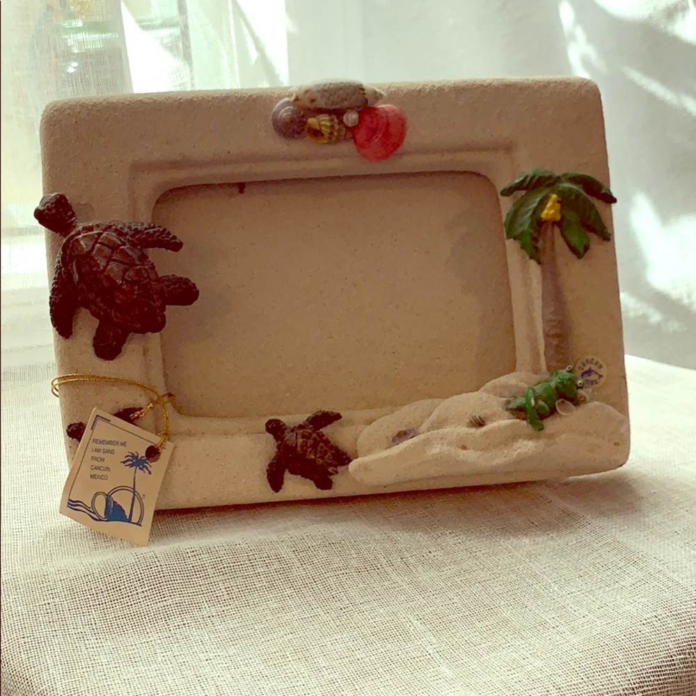 Cancun sand picture Frame.
